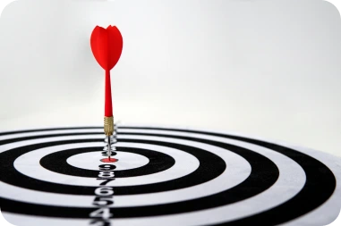 Right on target